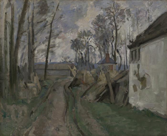 Paul Cezanne Village Road Near Auvers